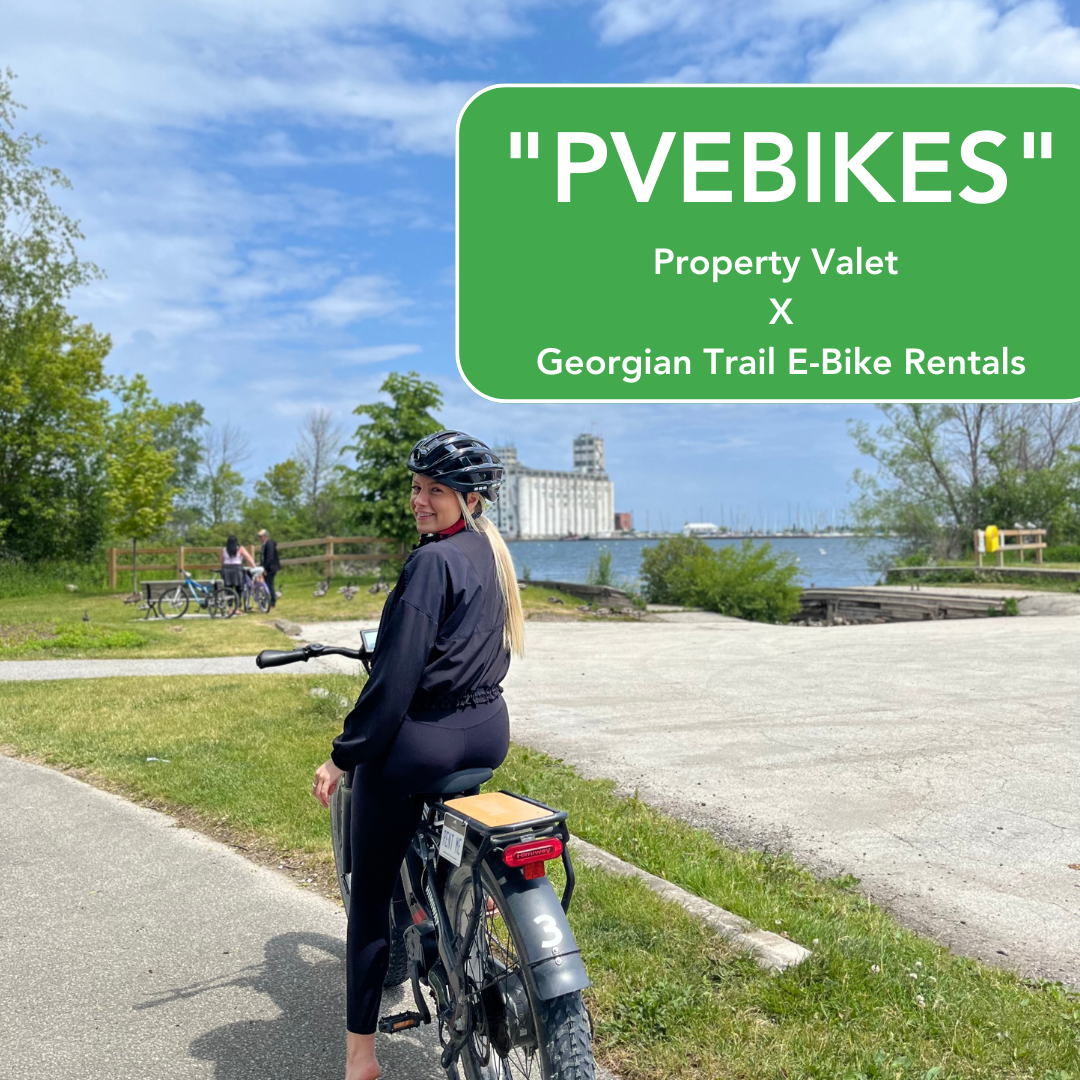 Property Valet working with Georgian Trail e-Bike Rentals